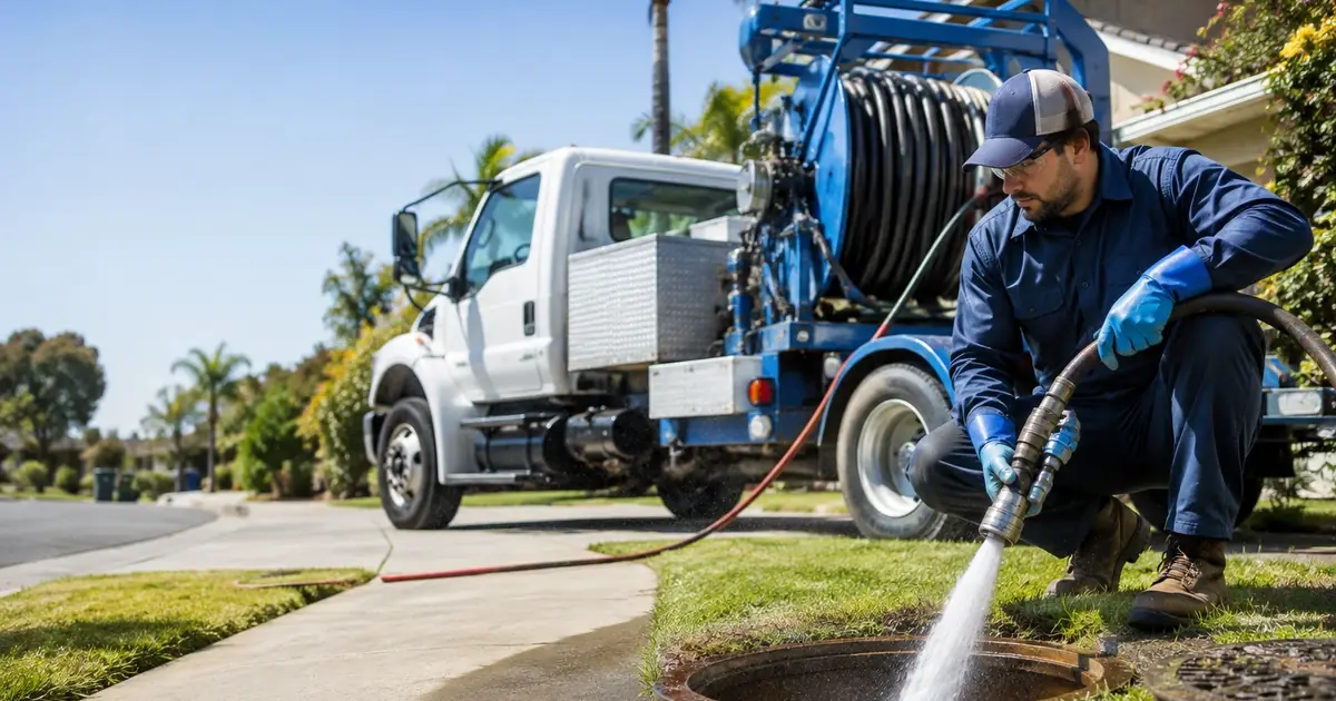 Hydro jet sewer cleaning Penngrove