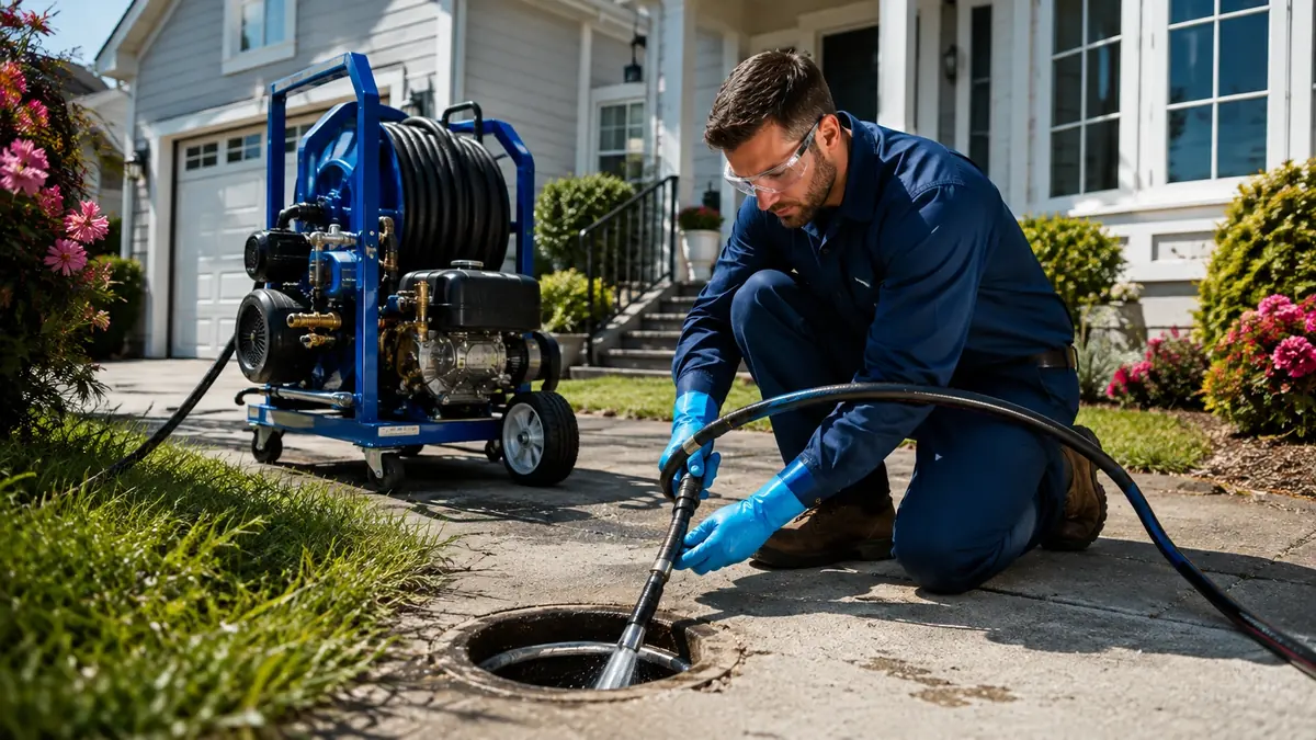 Residential Hydro Jet Drain Cleaning in Penngrove