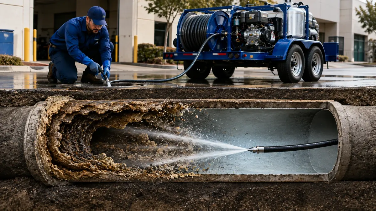 Sewer Pipe Descaling in Penngrove